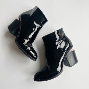 Alexander Wang Patent Leather Heeled Boots